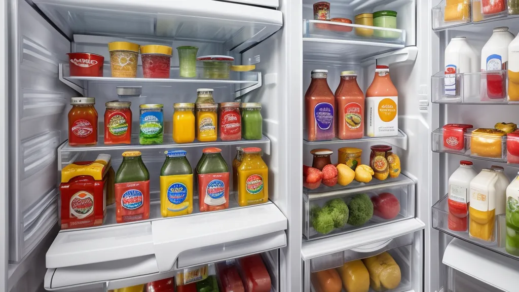 Gelatinas artísticas almacenadas correctamente dentro de un refrigerador doméstico