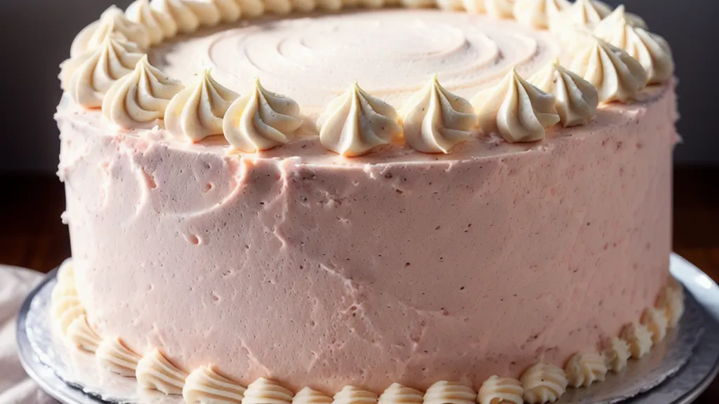 Detalle de grieta y sudoración en buttercream por el calor ambiental