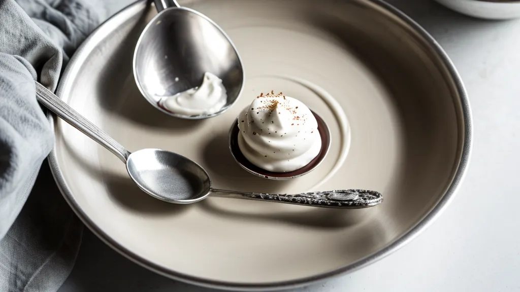 Técnica con cuchara para decorar postres en vaso sin boquillas, ideal para repostería casera de fiestas infantiles