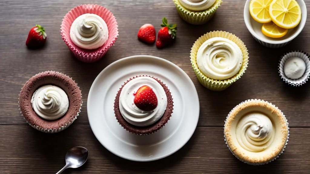 Cuaderno con cálculos de costos y charola de postres en vaso variados