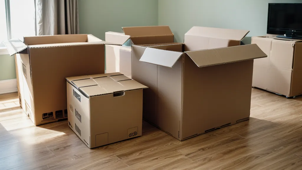 Caja de entrega con pedidos terminados de postres en vaso listos para salir