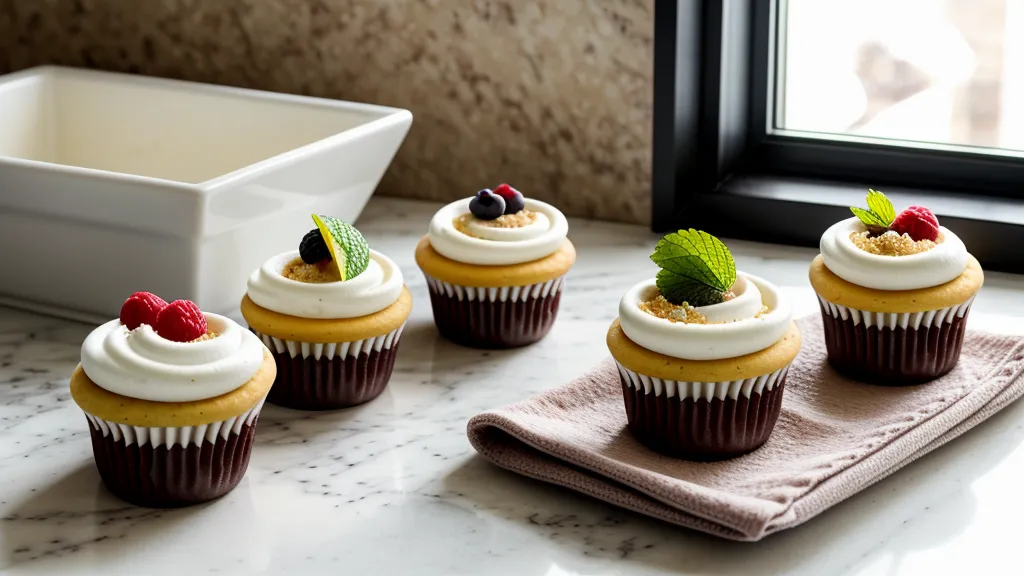 Tres variedades de mini postres en vaso: carlota de limón, cheesecake y mousse