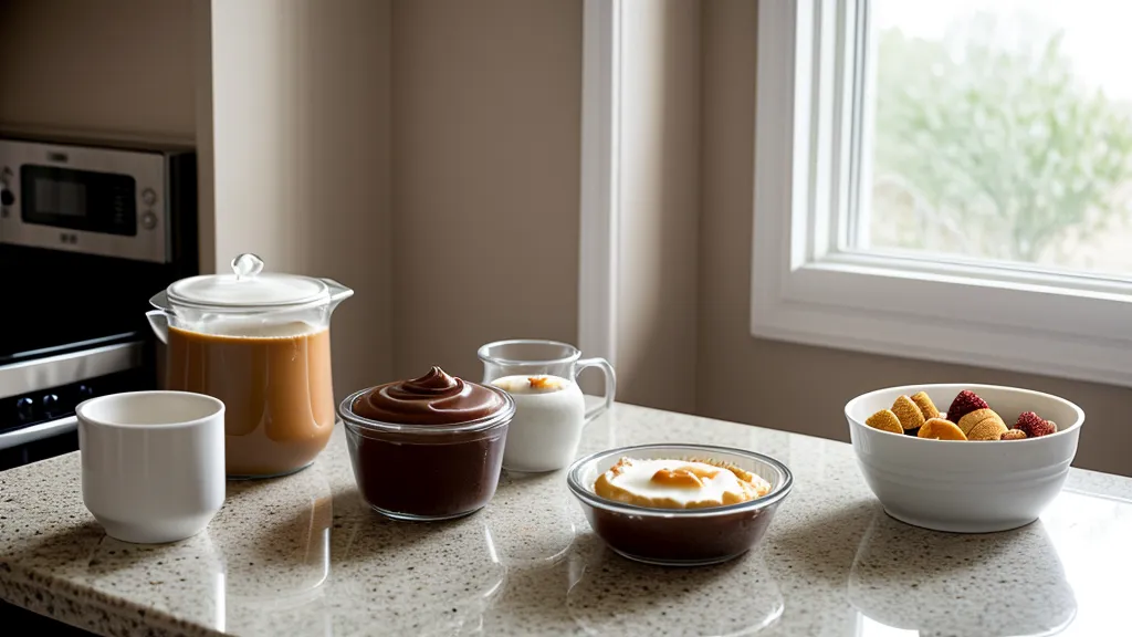 Treinta vasitos de postre acomodados en una charola de horno casero, ejemplo de repostería rentable en cocina pequeña